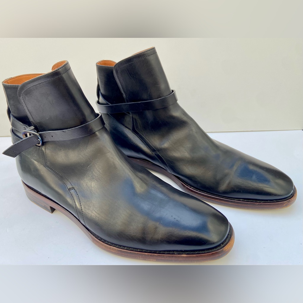 Frye - Men’s Austin Jodhpur Leather Boots - Black - Size 13